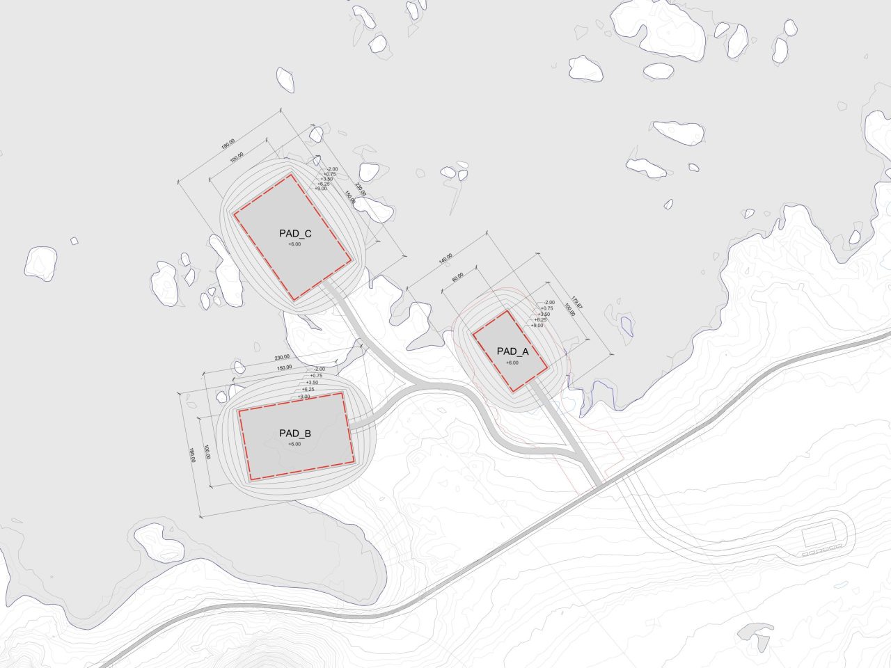 Andoya Space Center Launch Pads A, B, C