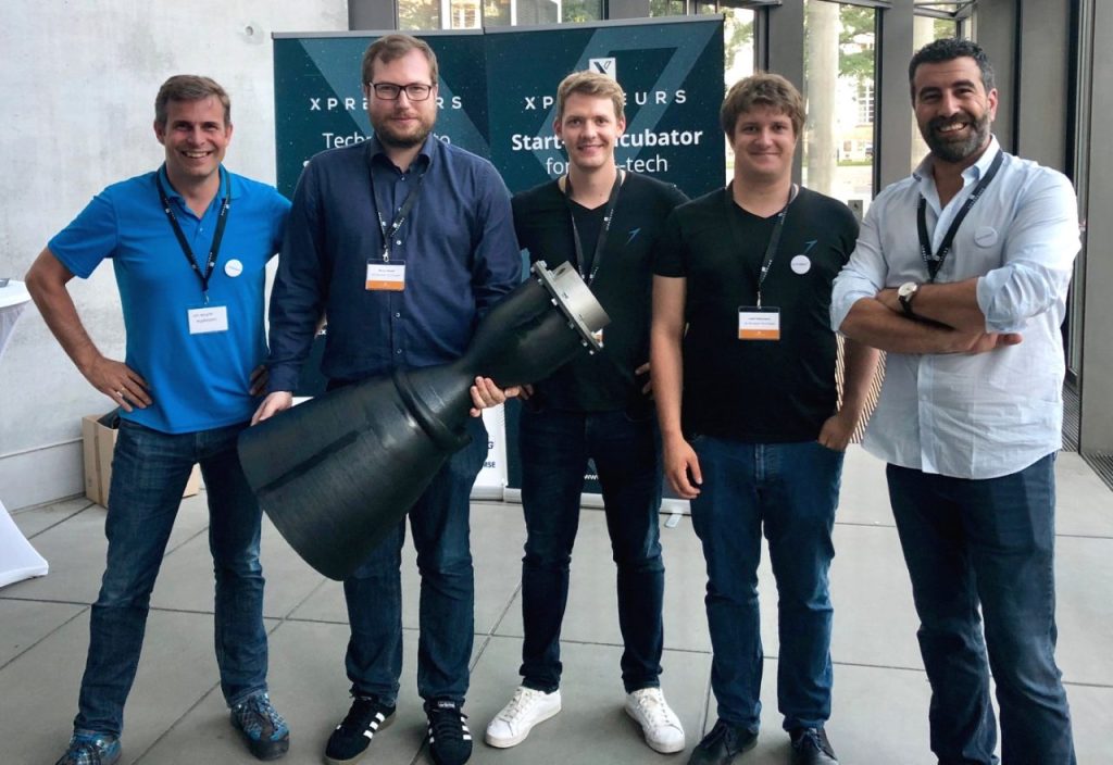 Isar Aerospace Team (Lin Kayser, Markus Brandl, Daniel Metzler, Josel Fleischmann, Bulent Altan), Xpreneurs