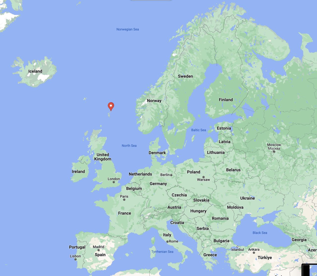 SaxaVord Spaceport Location in Europe