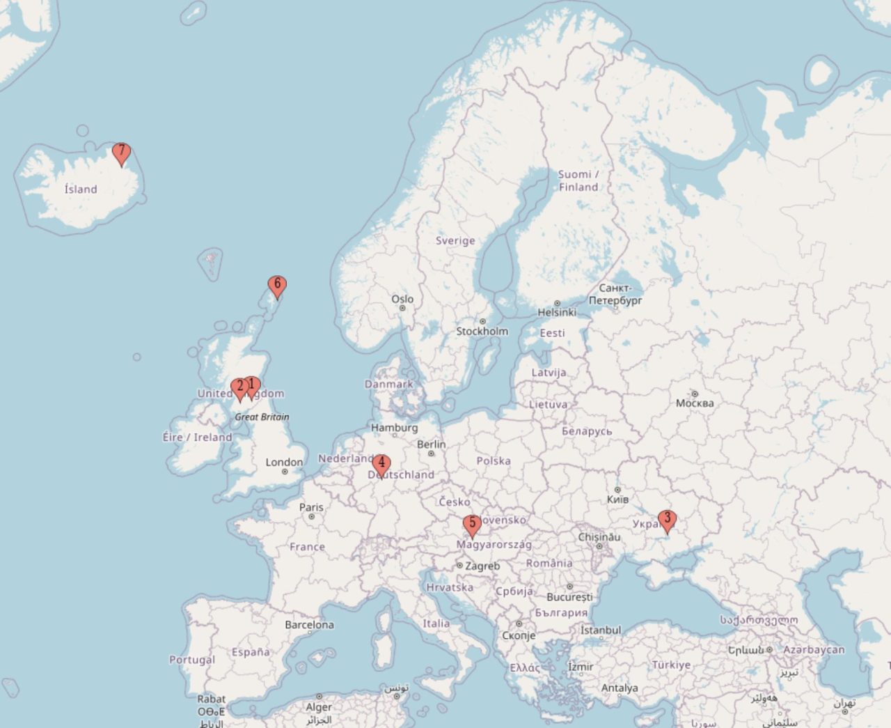 Skyrora's Geographic Footprint in Europe