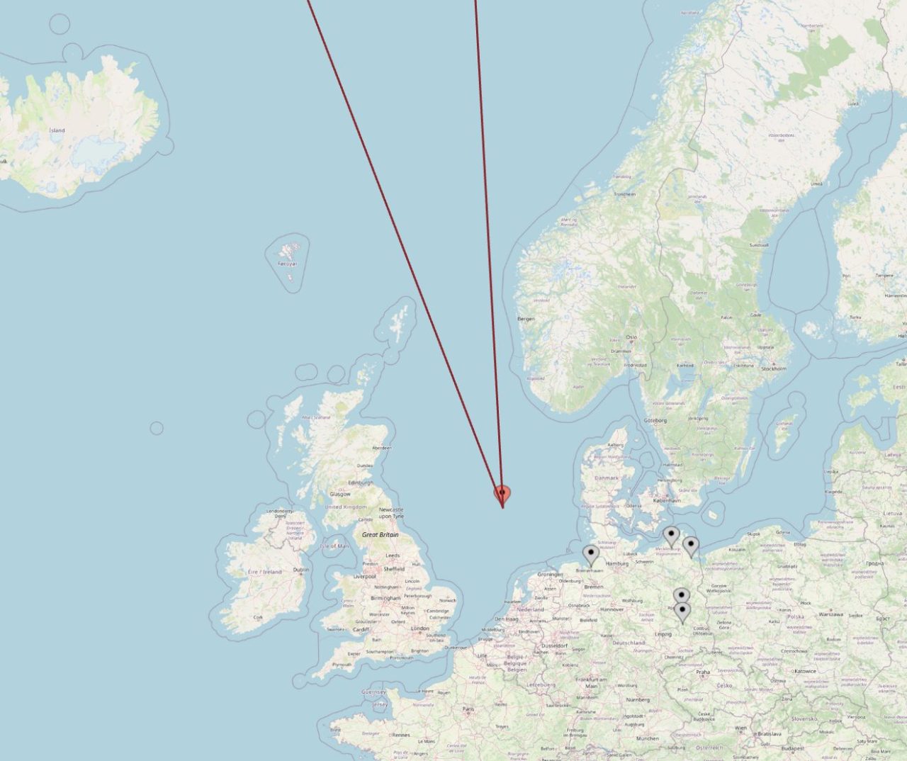 German Offshore Spaceport Alliance Launch Site with Orbits SSO Orbital